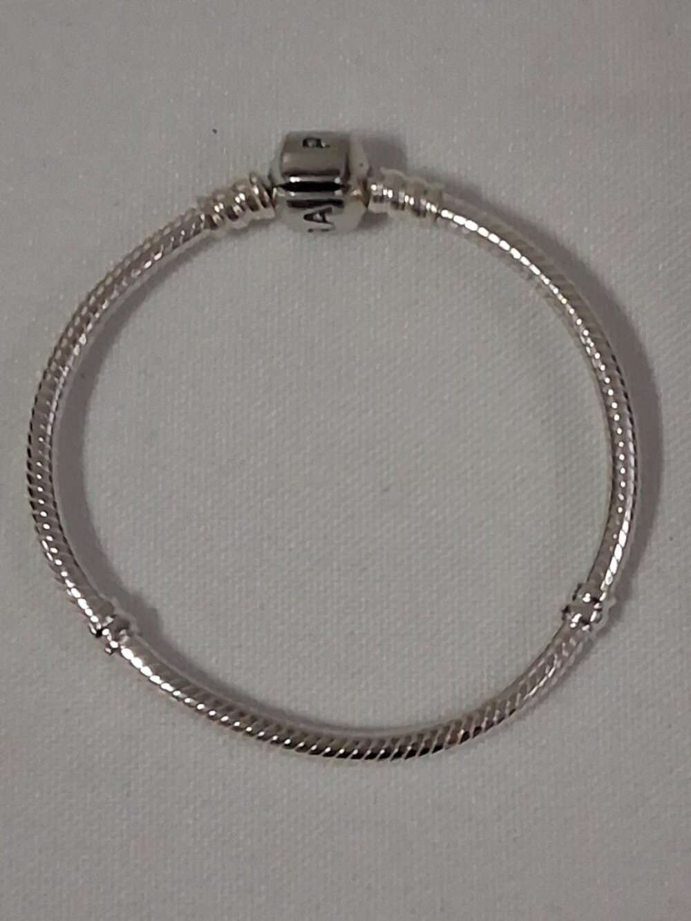 Pandora Moments Snake Chain Bracelet Sterling Silver (Style 590702HV-16)[03]